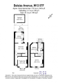 Floorplan of Belsize Avenue, Ealing, London, W13 9TF