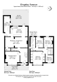 Floorplan of Kingsley Avenue, Ealing, London, W13 0EG